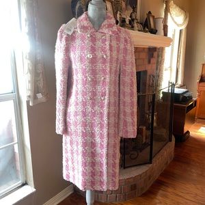 Armstrong Houndstooth Wool Coat by LoveShackFancy